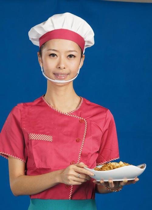 多威蓝星环保酒店卫生透明塑料口罩,广泛适用于熟食经营,食品厂-厦门
